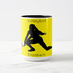 Volleyball Mug with Her Name