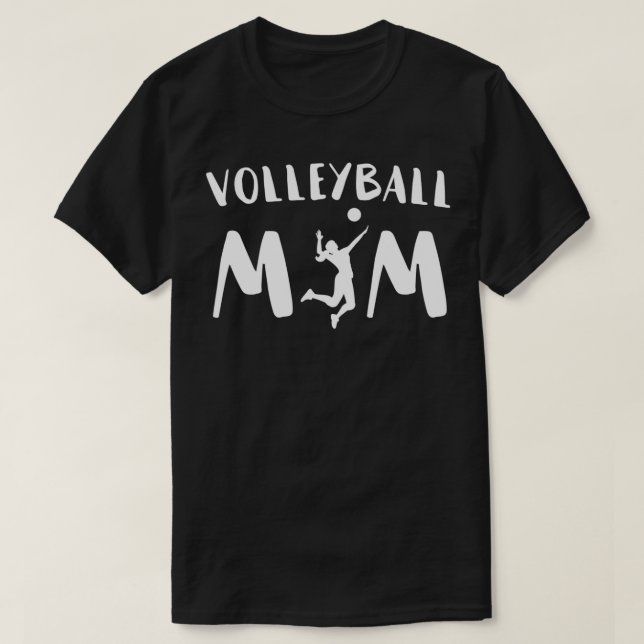 Volleyball Mum 12 T-Shirt (Design Front)