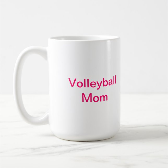 Volleyball Mum coffee mug (Left)