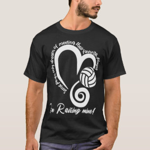 Volleyball Mum Dad I'm Raising Mine T-Shirt