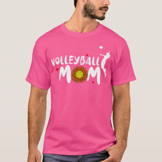Volleyball Mum For Women Cute Volleyball T-Shirt