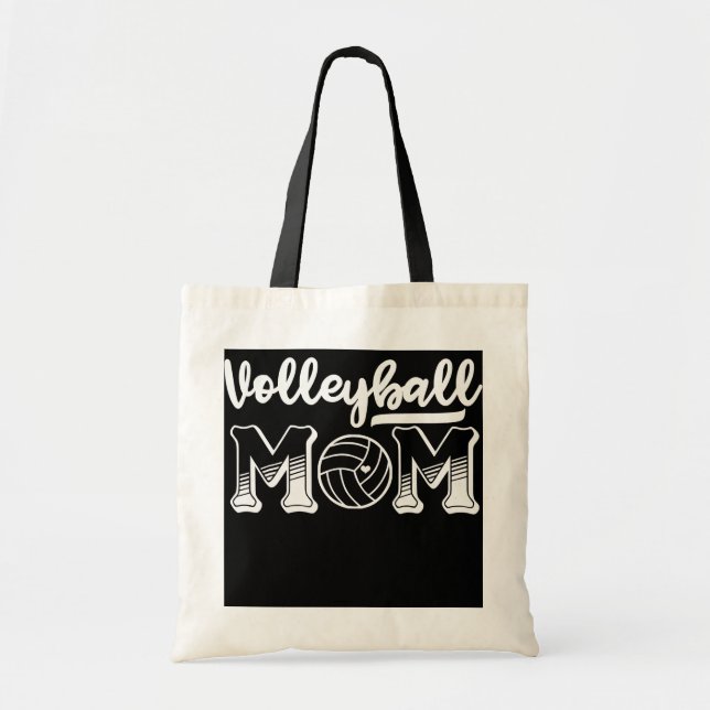 Volleyball Mum Funny Grandma Mama Mum Mothers Day Tote Bag (Front)
