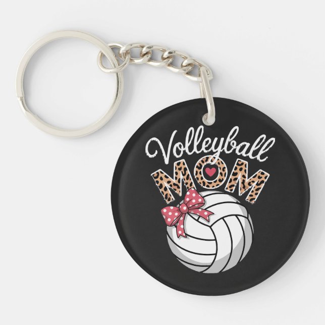 Volleyball Mum Key Ring (Front)