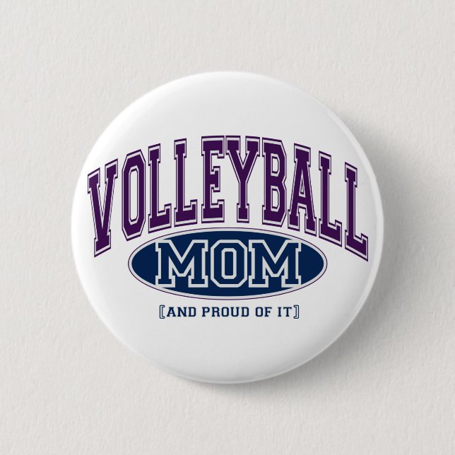 Volleyball Mum Pin (Front)