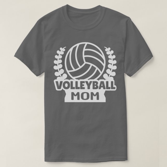 Volleyball Mum T-Shirt (Design Front)