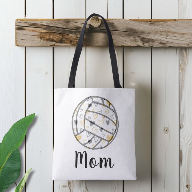Volleyball Mum Tote Bag (Creator Uploaded)