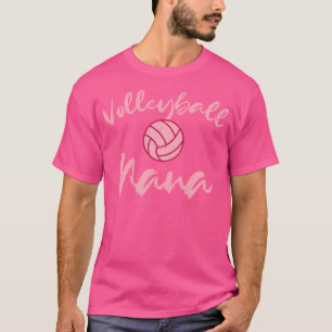 Volleyball Nana Cute Mum Grandmother Sports Grandm T-Shirt