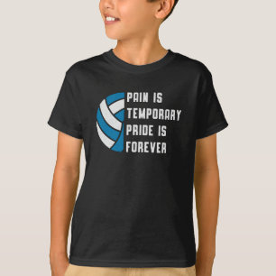 Volleyball Pain Is Temporary Beach Retro Player T-Shirt