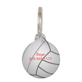 Volleyball Pet Tag