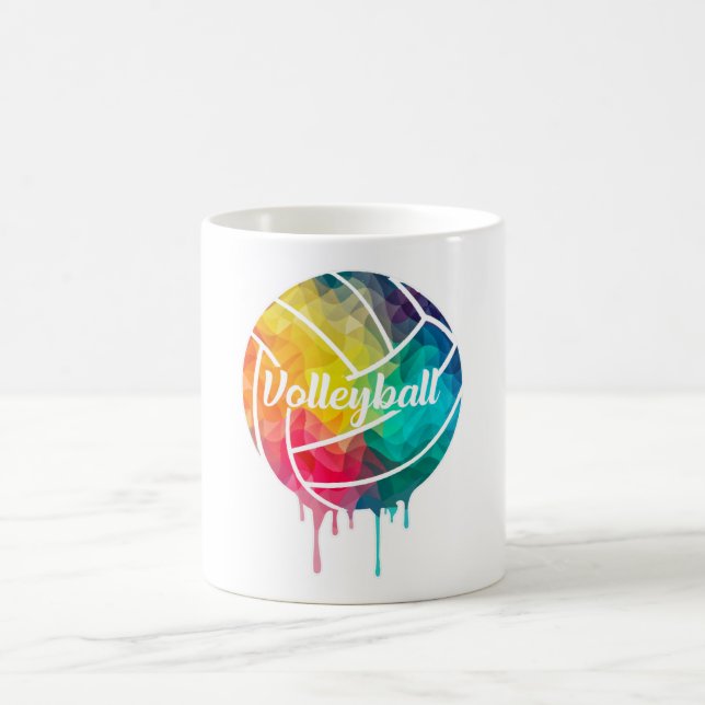 Volleyball Player Beach Volleyball Team Gift Idea Coffee Mug (Center)