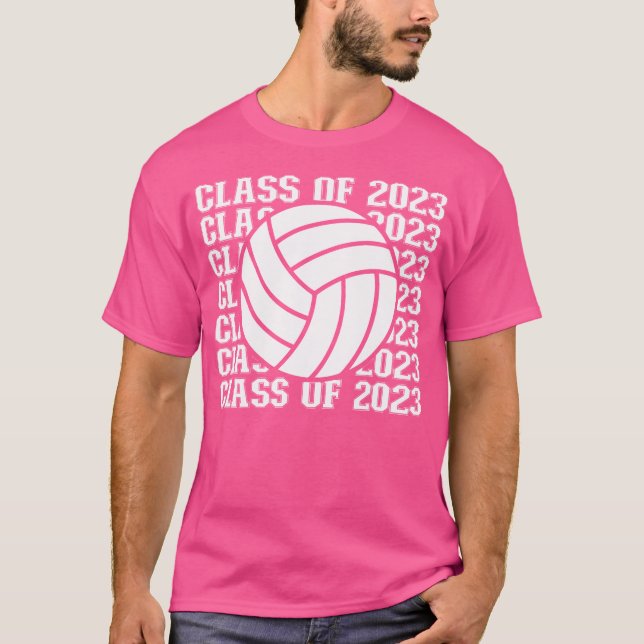 Volleyball Player Class Of 2023 Volleyball T-Shirt (Front)