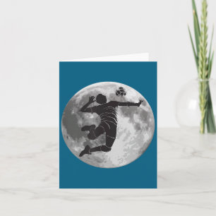 Volleyball Player Coach Fan Volley-ball Child Man Thank You Card
