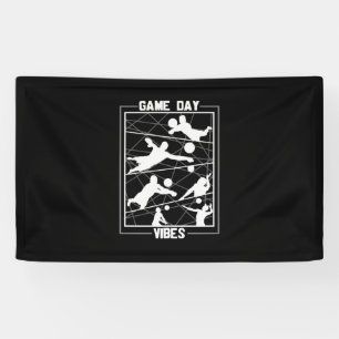 Volleyball Player Game Day Vibes Banner
