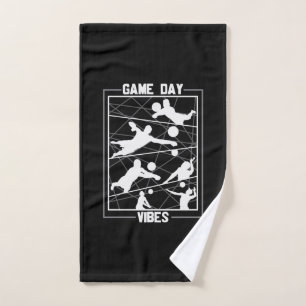 Volleyball Player Game Day Vibes Hand Towel