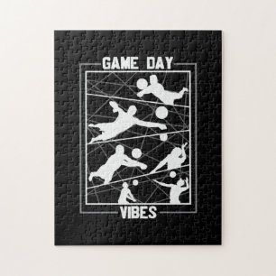 Volleyball Player Game Day Vibes Jigsaw Puzzle
