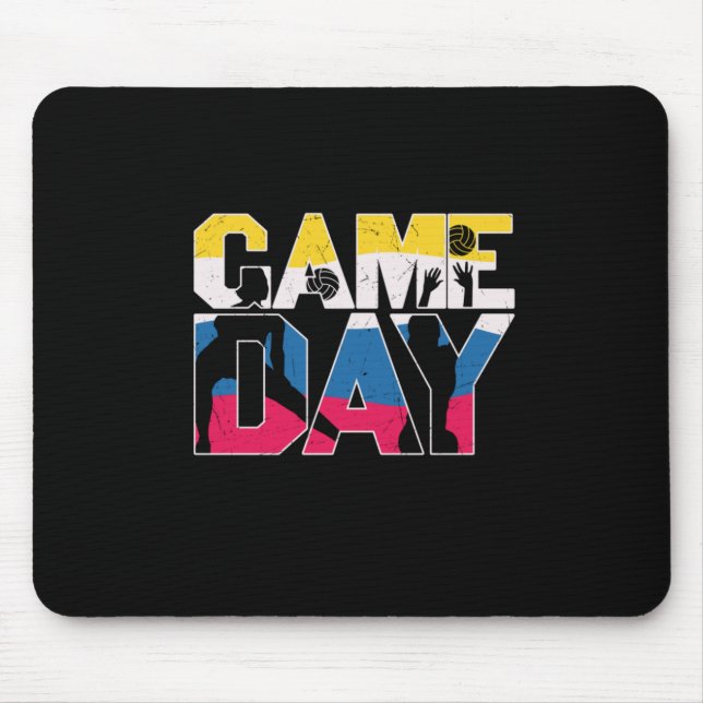 Volleyball Player | Game Day Volleyball Mouse Pad (Front)