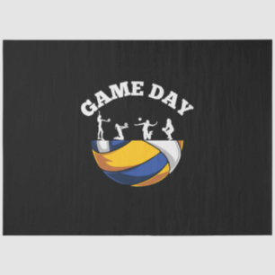 Volleyball Player Game Day Volleyball Tissue Paper