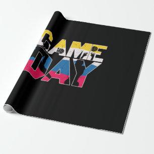 Volleyball Player Game Day Volleyball Wrapping Paper
