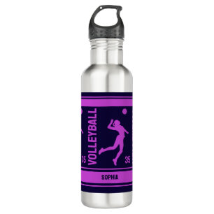 Volleyball Player Girl, Volleyball Girl Birthday 710 Ml Water Bottle