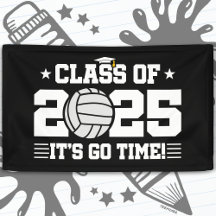 Volleyball Player Graduation Class of 2025 Senior