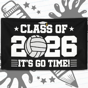Volleyball Player Graduation Class of 2026 Senior Banner