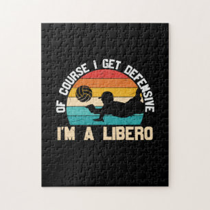Volleyball Player I Am A Libero Jigsaw Puzzle