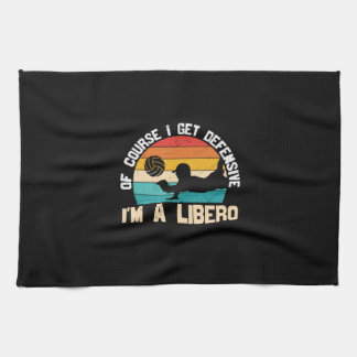 Volleyball Player | I Am A Libero Tea Towel