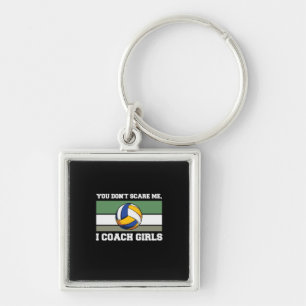 Volleyball Player I Coach Volleyball Girls Key Ring
