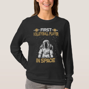 Volleyball Player In Space T-Shirt
