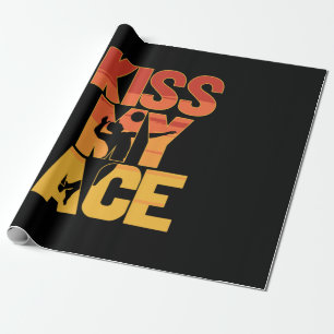 Volleyball Player Kiss My Ace Wrapping Paper