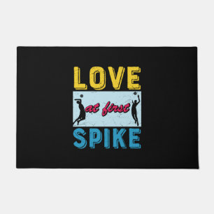 Volleyball Player   Love At First Spike Doormat