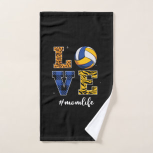Volleyball Player   Love Volleyball Hand Towel