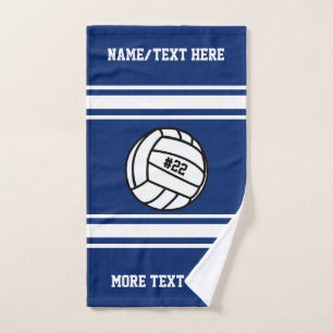 Volleyball Player Number Team Name Your Team Hand Towel