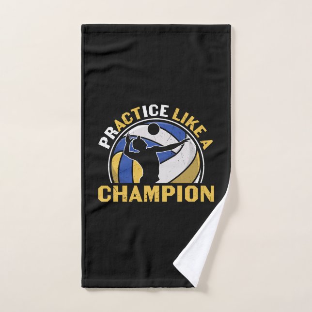 Volleyball Player | Practice Like A Champion Hand Towel (Hand Towel)