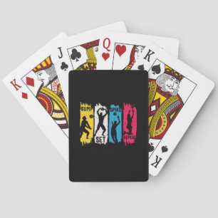 Volleyball Player   Set Spike Repeat Playing Cards