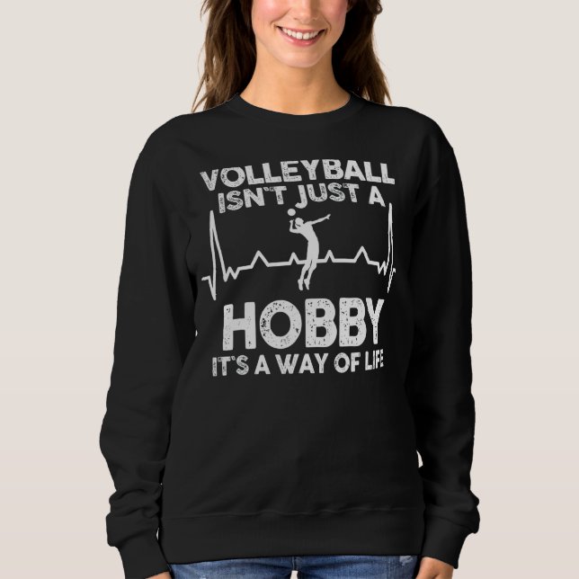 Volleyball Player Sweatshirt (Front)