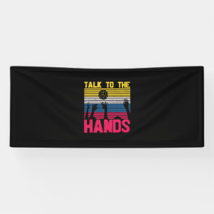 Volleyball Player   Talk To The Hands Banner