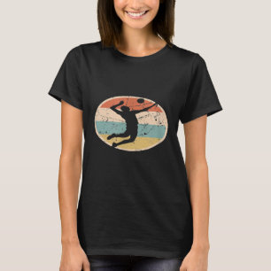 Volleyball Player Team Fun Retro Vintage Colours C T-Shirt