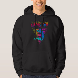 Volleyball Player Team Retro 80s 90s Vintage Game Hoodie