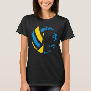 Volleyball Player Team Vintage Volleyball 90 Heart T-Shirt