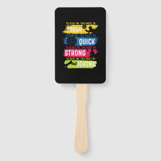 Volleyball Player | Tough Quick Strong Hand Fan