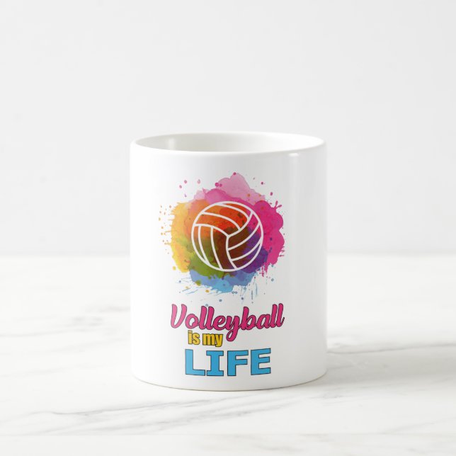 Volleyball Player Volleyball Beach Team Gift Idea Coffee Mug (Center)