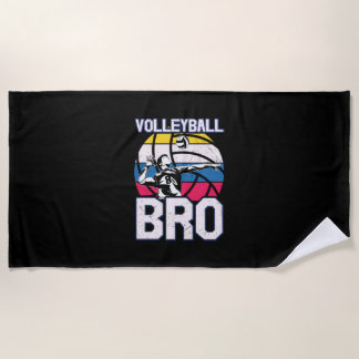 Volleyball Player | Volleyball Bro Beach Towel