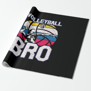 Volleyball Player   Volleyball Bro Wrapping Paper