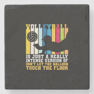 Volleyball Player   Volleyball Is Just A Really Stone Coaster