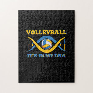 Volleyball Player   Volleyball It Is In My Dna Jigsaw Puzzle