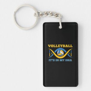Volleyball Player   Volleyball It Is In My Dna Key Ring