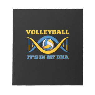 Volleyball Player Volleyball It Is In My Dna Notepad