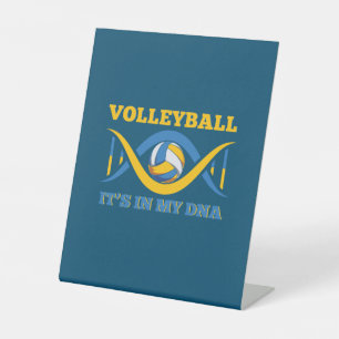 Volleyball Player   Volleyball It Is In My Dna Pedestal Sign