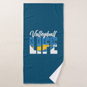 Volleyball Player   Volleyball Life Bath Towel